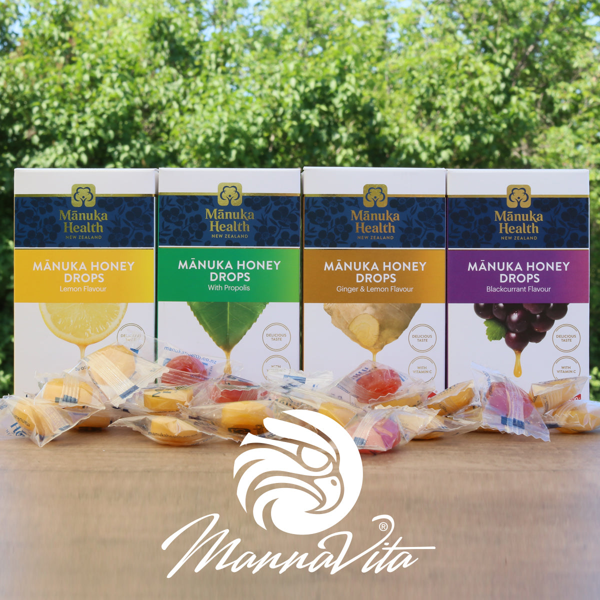 Manuka-Honig Lutschpastillen mit natürlichem Ingwer & Zitrone • 15 Stück