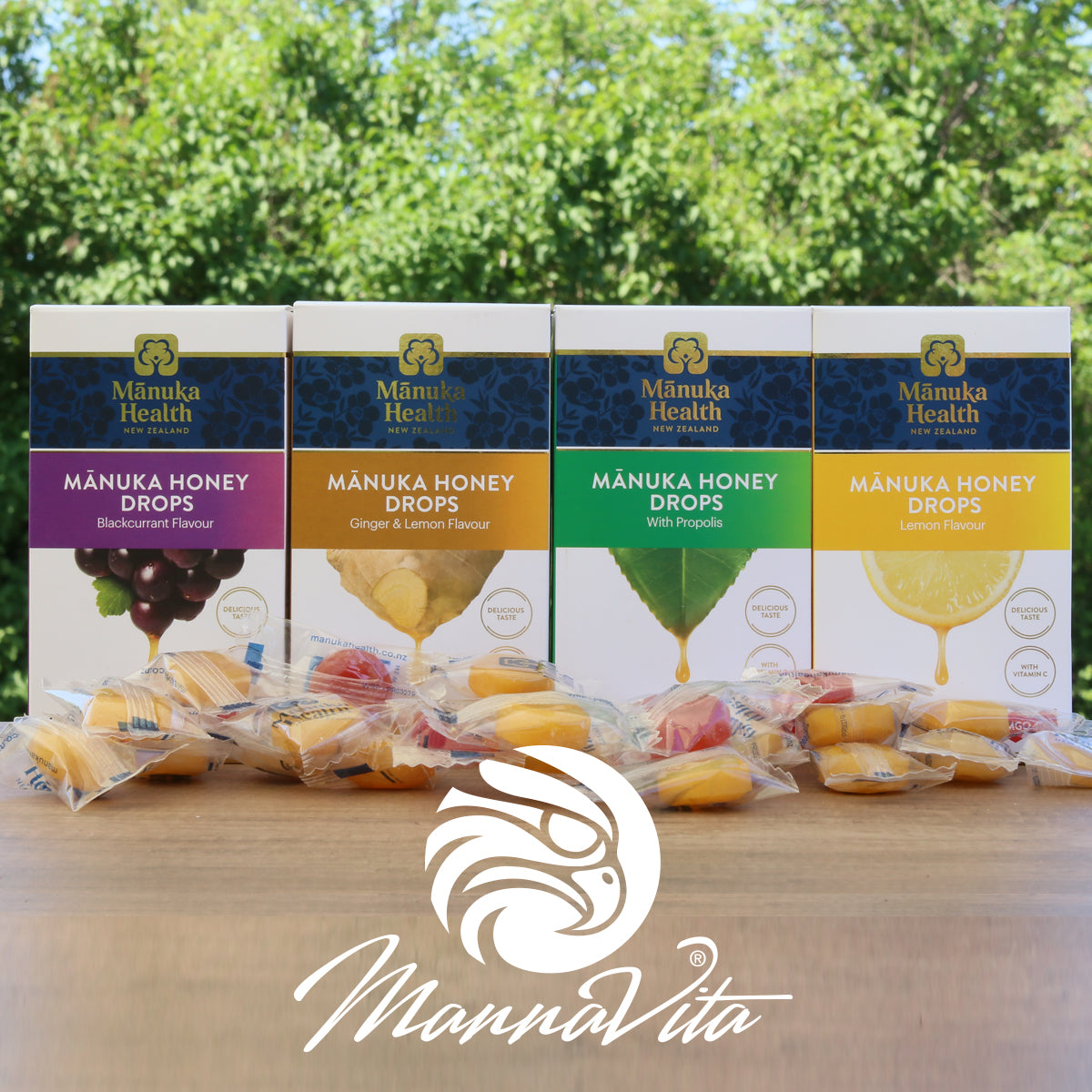 Manuka-Honig Lutschpastillen mit natürlichem Ingwer & Zitrone • 15 Stück