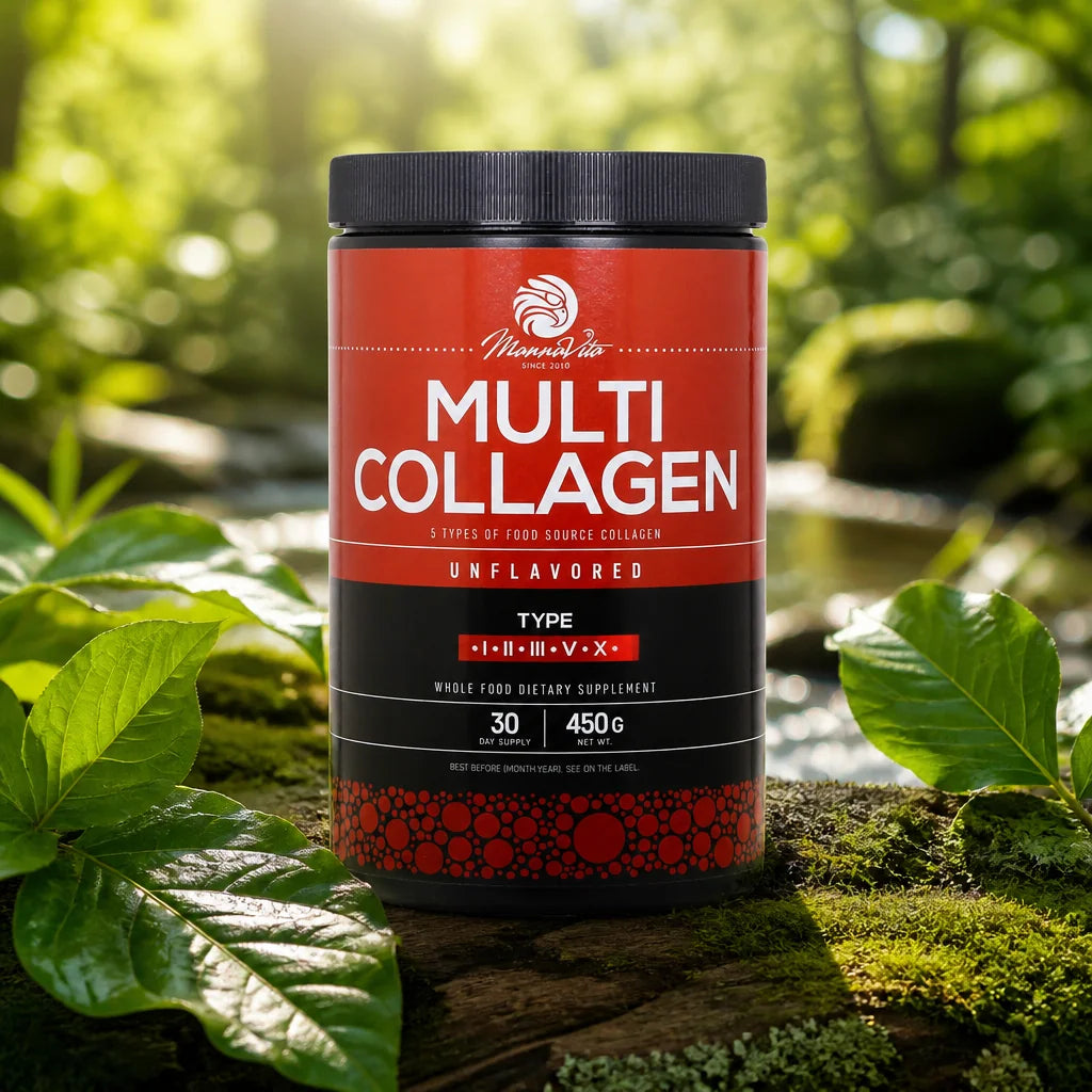 Mannavita Multi Kollagen pulver • Geschmacksneutral • 450g
