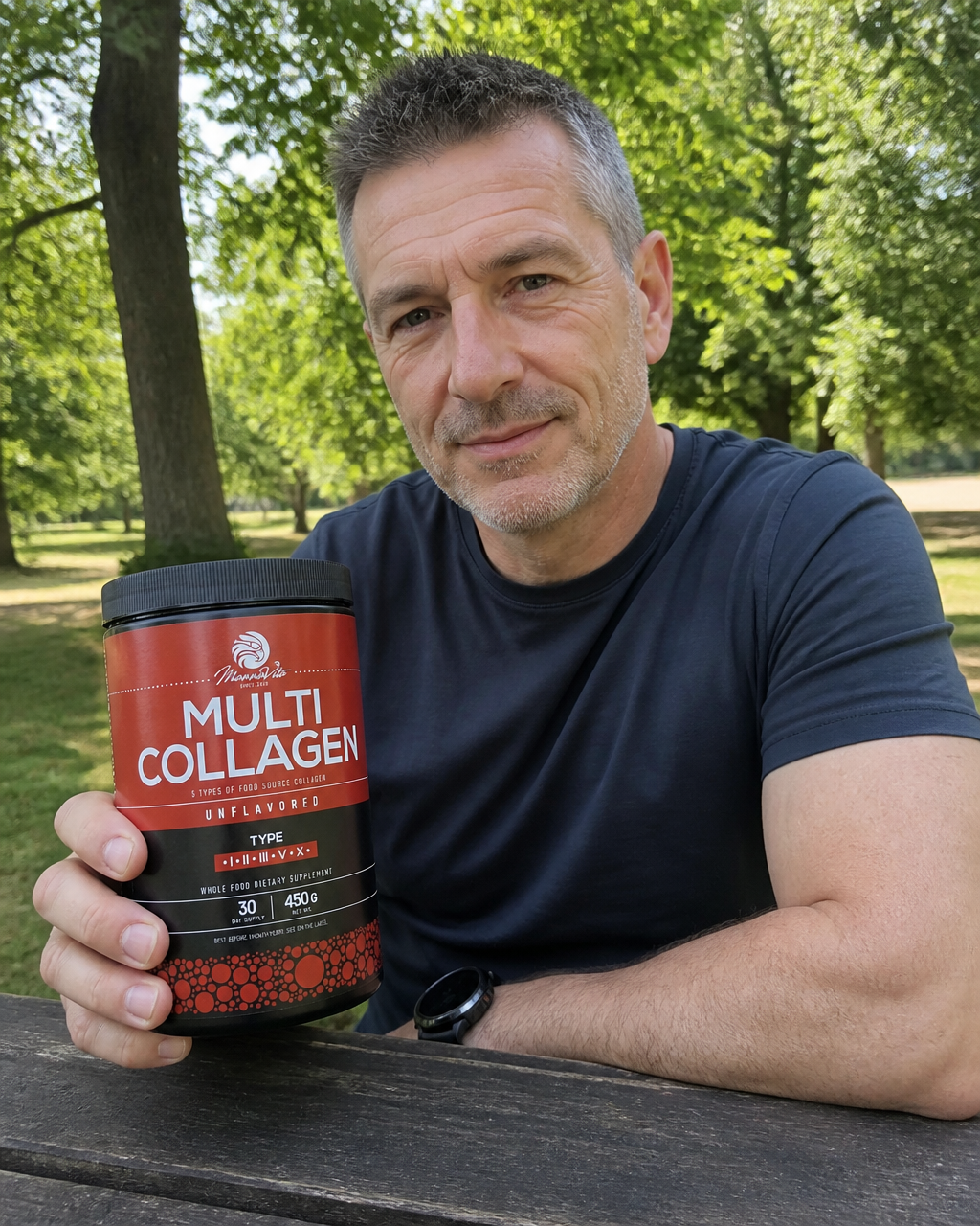 Mannavita Multi Kollagen pulver • Geschmacksneutral • 450g