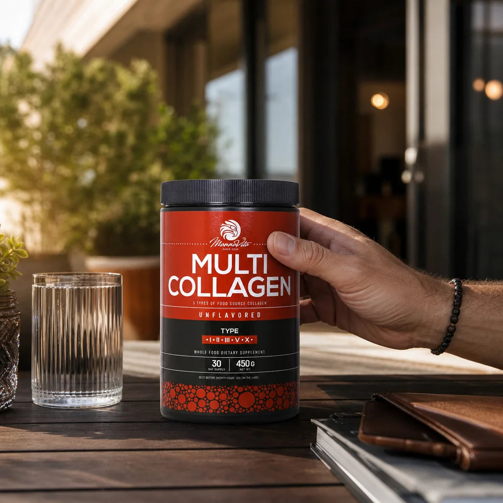 Mannavita Multi Kollagen pulver • Geschmacksneutral • 450g