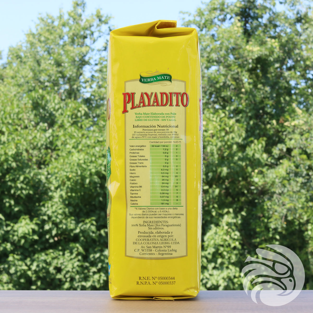 Playadito Yerba-Mate-Tee • Mit Stängeln hergestellt • 500 g