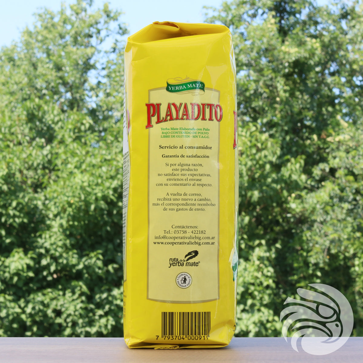 Playadito Yerba-Mate-Tee • Mit Stängeln hergestellt • 500 g