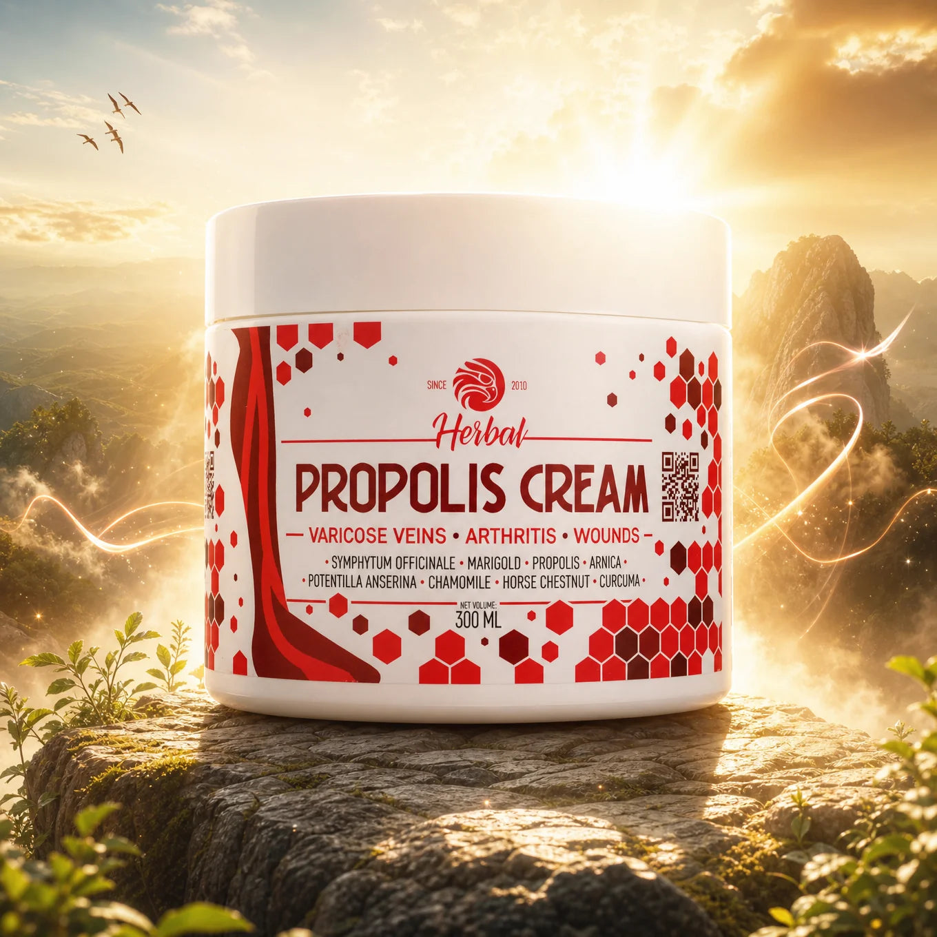Mannavita Propolis Creme mit Kräutern • 300 ml