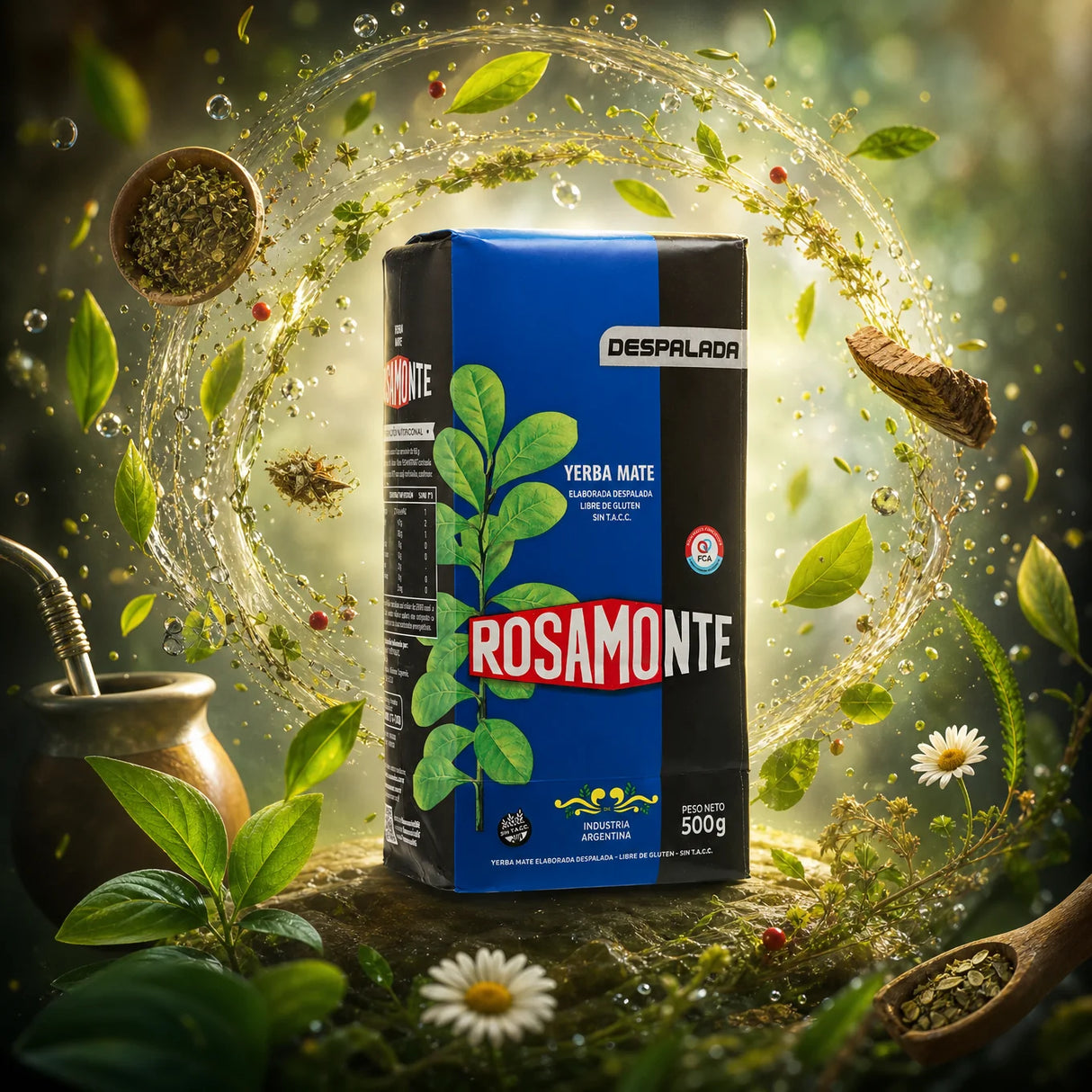 Rosamonte Yerba-Mate-Tee • DESPALADA • 500 g