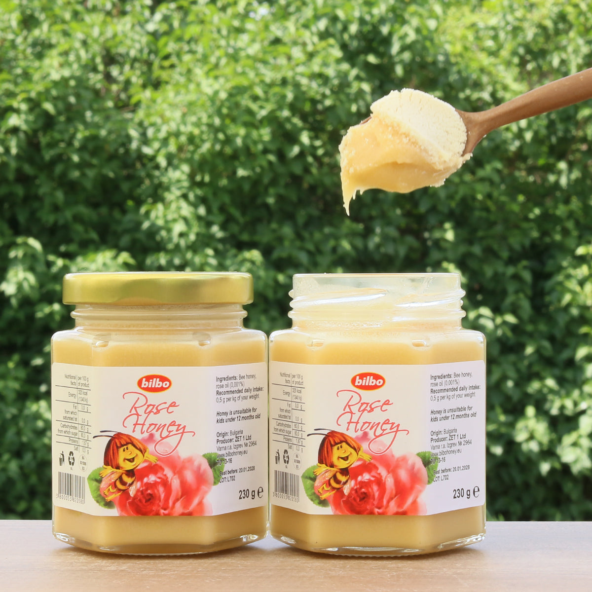 Bilbo roher Rosenhonig • 230 g