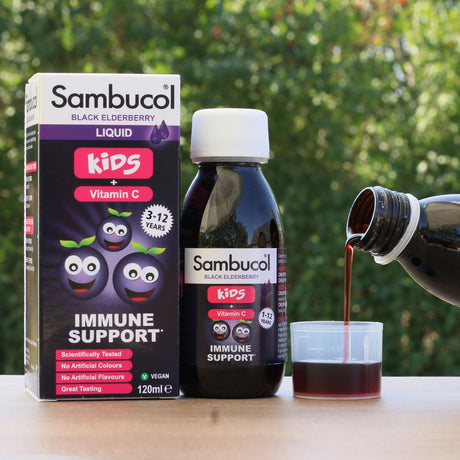 Sambucol Schwarzer Holunderbeer-Sirup, Kinder • 120 ml