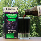 Sambucol Schwarzer Holunderbeersirup, zuckerfrei • 120 ml