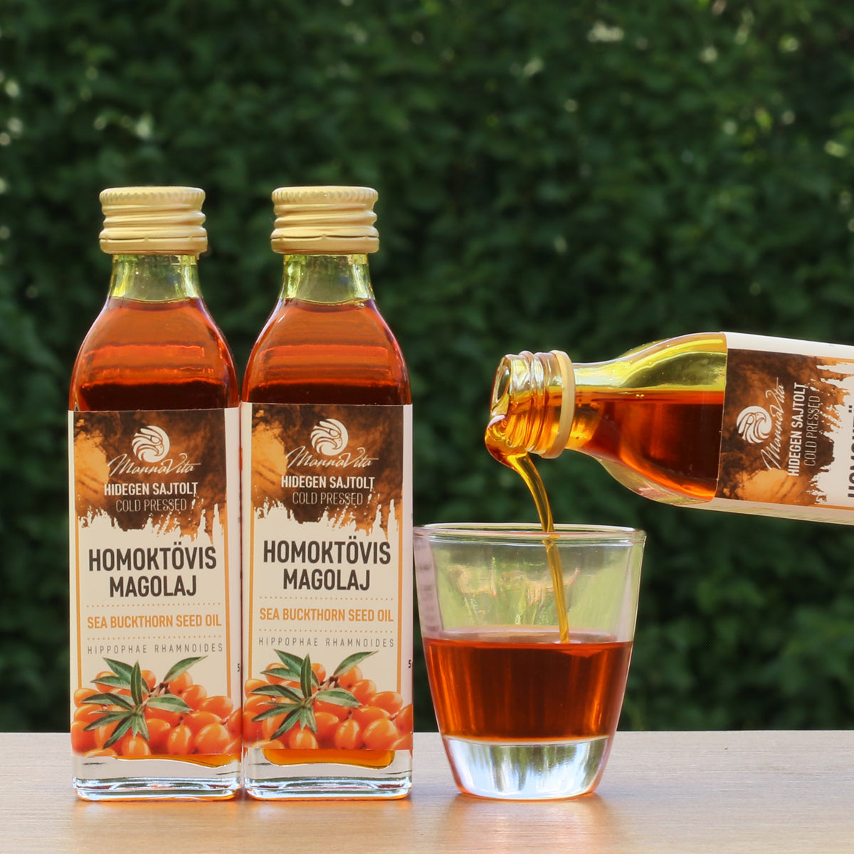 Mannavita Ungarisches kaltgepresstes Sanddornkernöl • 40 ml