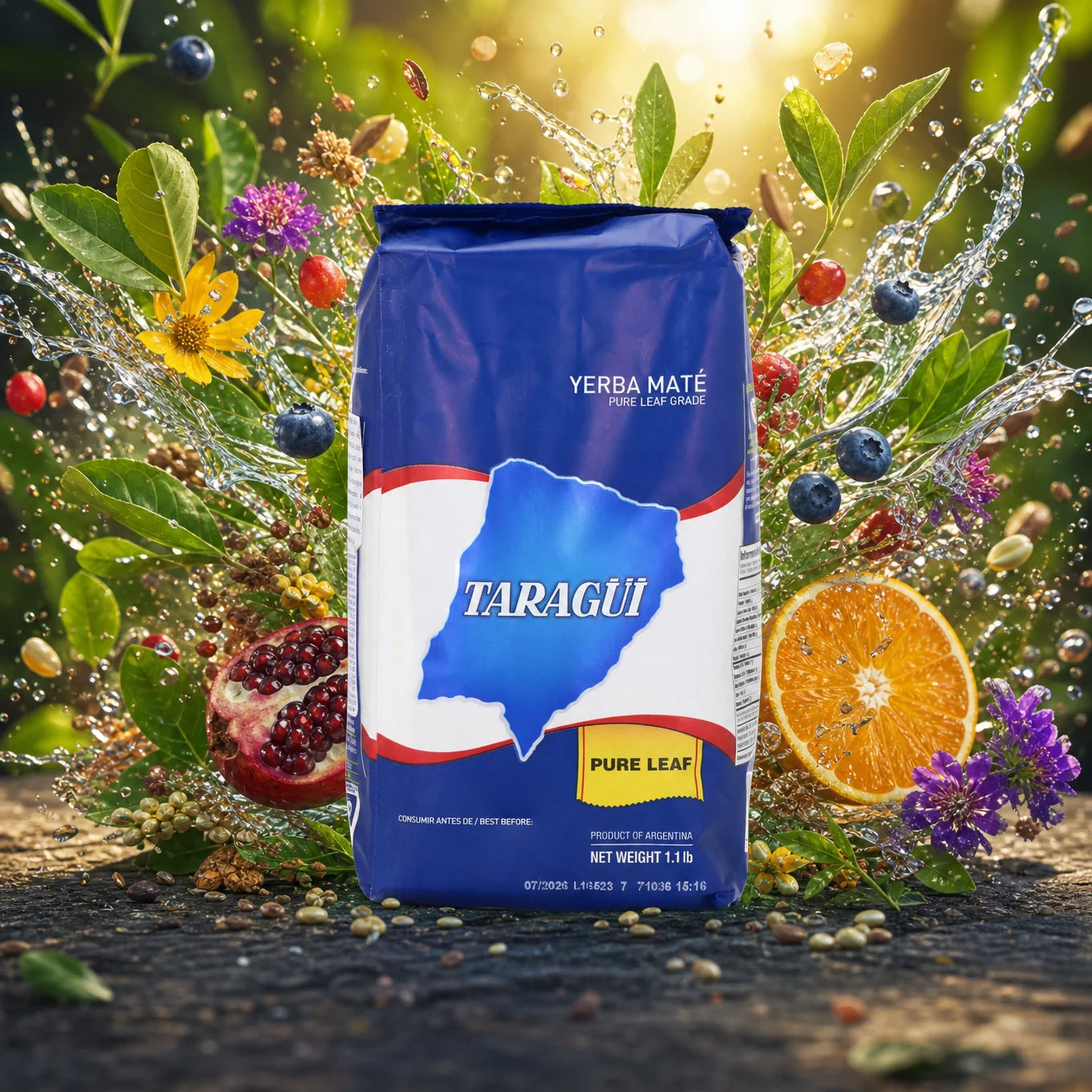 Taragüi Yerba-Mate-Tee • Reines Blatt – ohne Stängel • 500 g