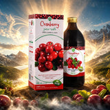 Mannavita Cranberry 100% gepresster reiner Saft • 500 ml